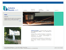 Tablet Screenshot of industriebaraldo.it